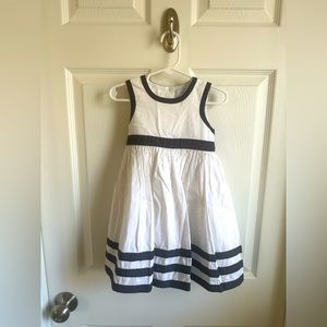 Toddler Girls navy/white sundress